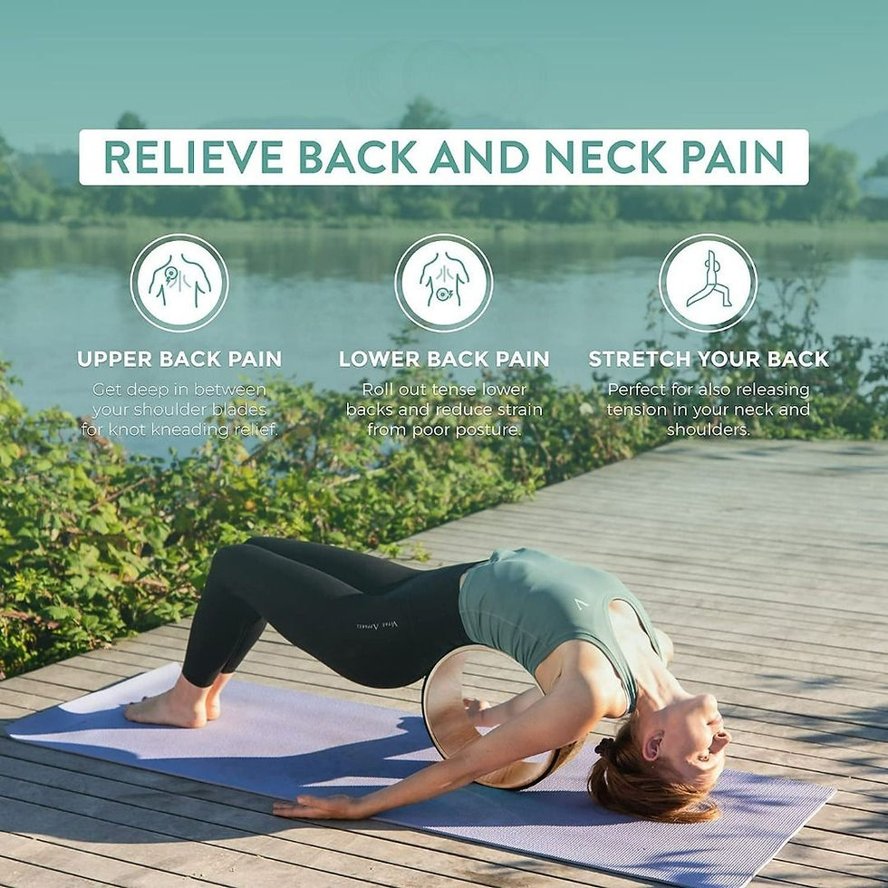 Thumbnail: Tula Pilates Yoga Wheel for Back Pain - Deep Tissue Massage