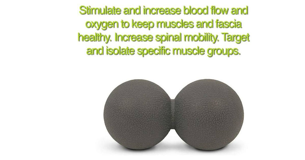 Thumbnail: 5 in 1 Foam Roller Set Includes Hollow Core Massage Roller