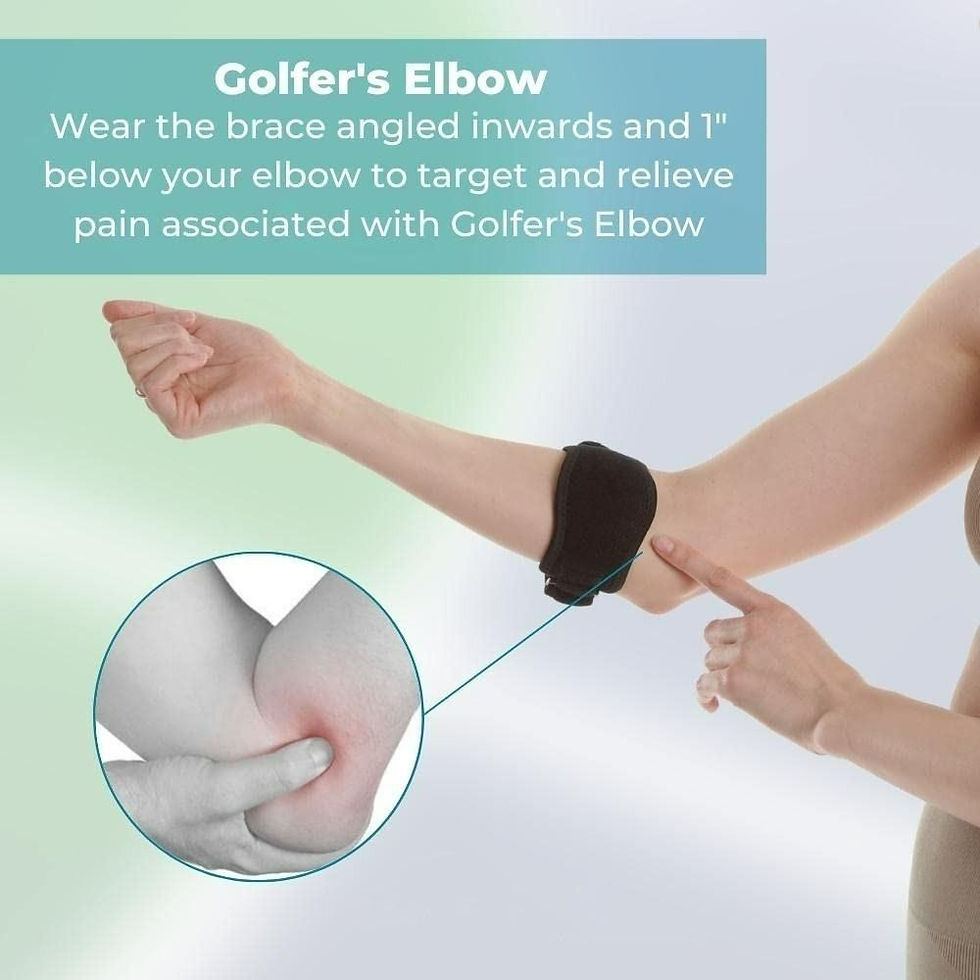 Thumbnail: Elbow Brace 2 Pack for Tennis & Golfer's Elbow Pain Relief Tennis Elbow Brace