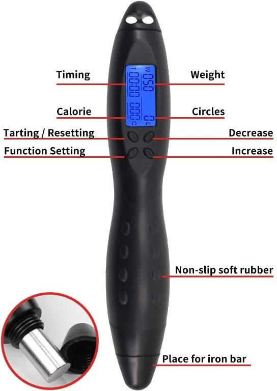 Thumbnail: Cordless and Adjustable Digital Counting Skipping Rope