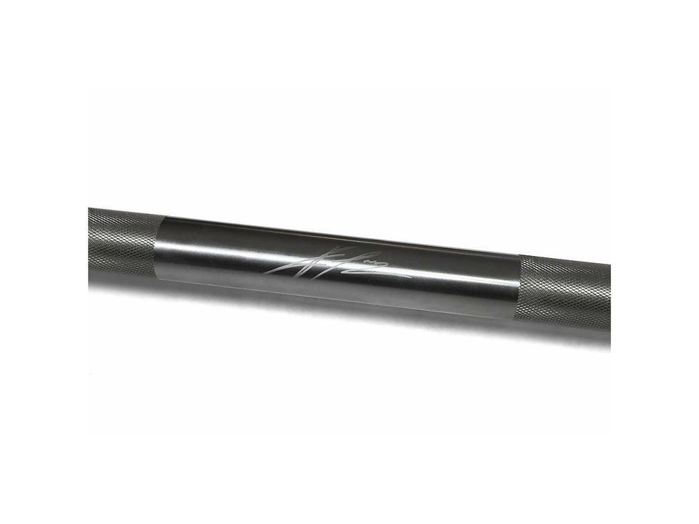 Thumbnail: Knurling is moderate and passive center knurl