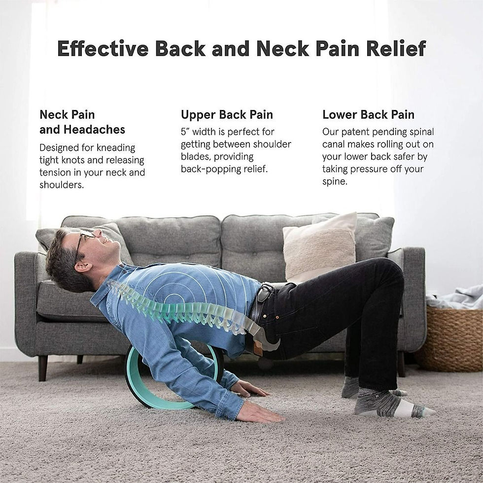 Thumbnail: Tula Wheel Foam Roller - Targeted Muscle Roller for Deep Tissue Massage