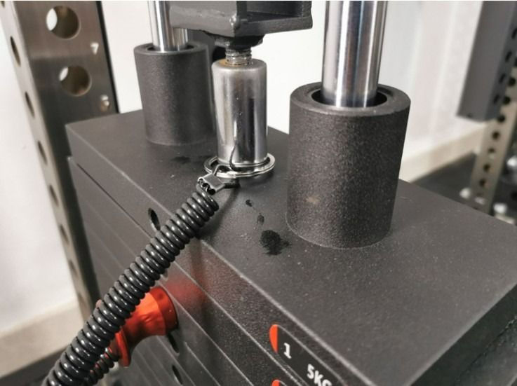 Thumbnail: MMB Wootz Series Smith Machine With Cable System Stainless Steel Column