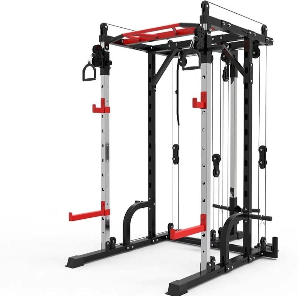 Multi-Functional Smith Machine Power Rack Cage