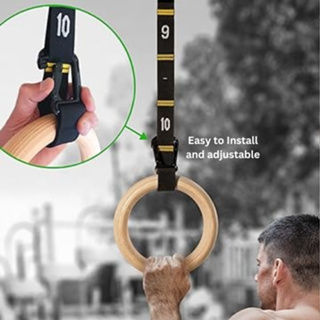 Thumbnail: MMB Kara Quick Adjust Numbered Straps for Gymnastic Rings