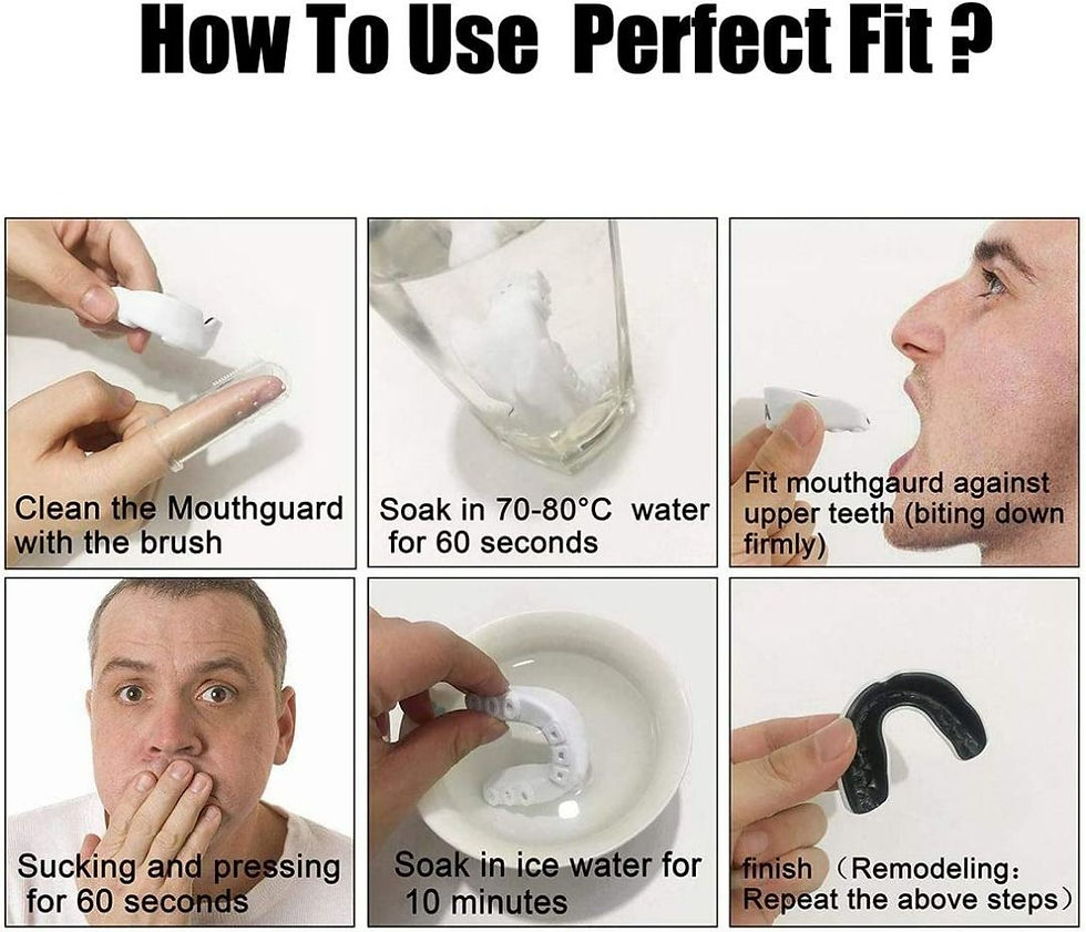 Thumbnail: Mouth Guard, Sports Mouth Guard for Football, Basketball, Lacrosse, Hockey, MMA
