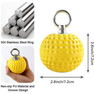 Thumbnail: Climbing Pull Up Power Ball Hold Grips with Straps, Non-Slip Hand Grips Strength
