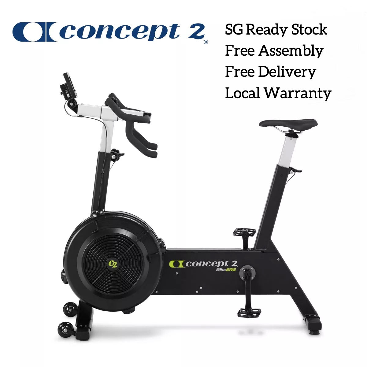 Ready Stock Concept 2 BikeErg Concept2 C2 Bike ERG Free Assembly Free Delivery