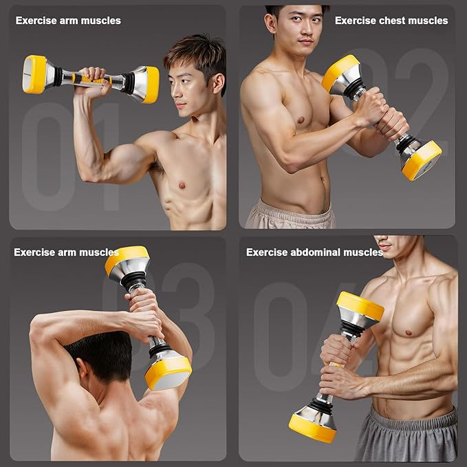 Thumbnail: Shaking Dumbbells Fitness Weight Equipment For Man Women - Single Shake Full bod