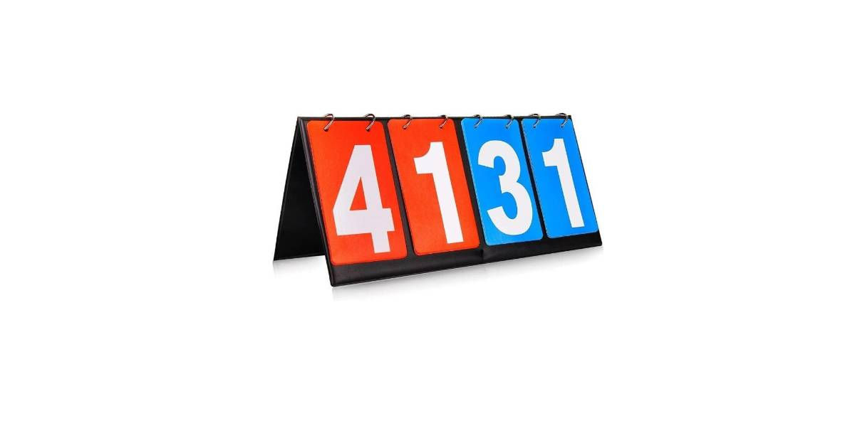 Scoreboard Score Keeper Score Flipper for Basketball Tennis Sports