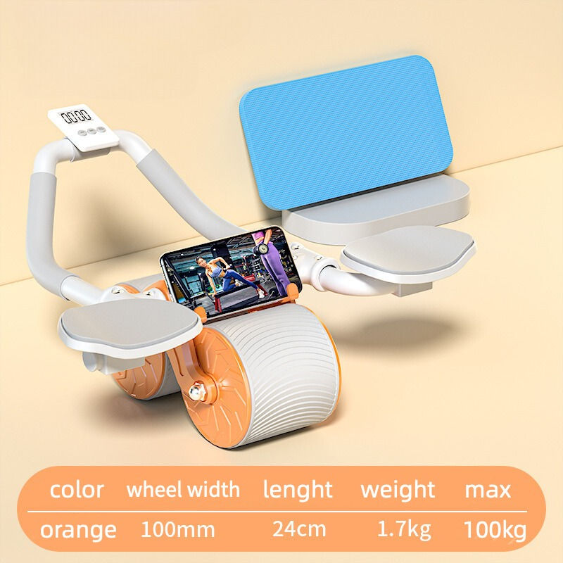 Thumbnail: Abs Roller Multi-Functional Abdominal Wheel Automatic Rebound Training Auxiliary