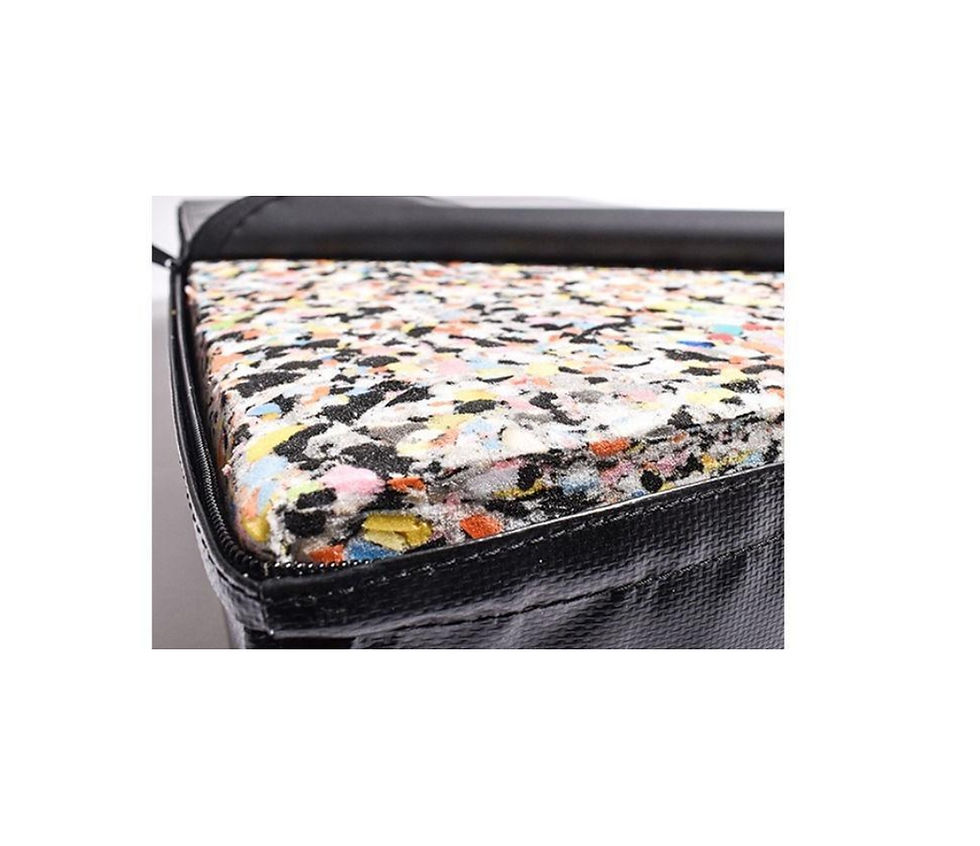 Thumbnail: Weightlifting Soundproof Drop Crash Pad for reducing the sound and vibration of bars/plates on the drop