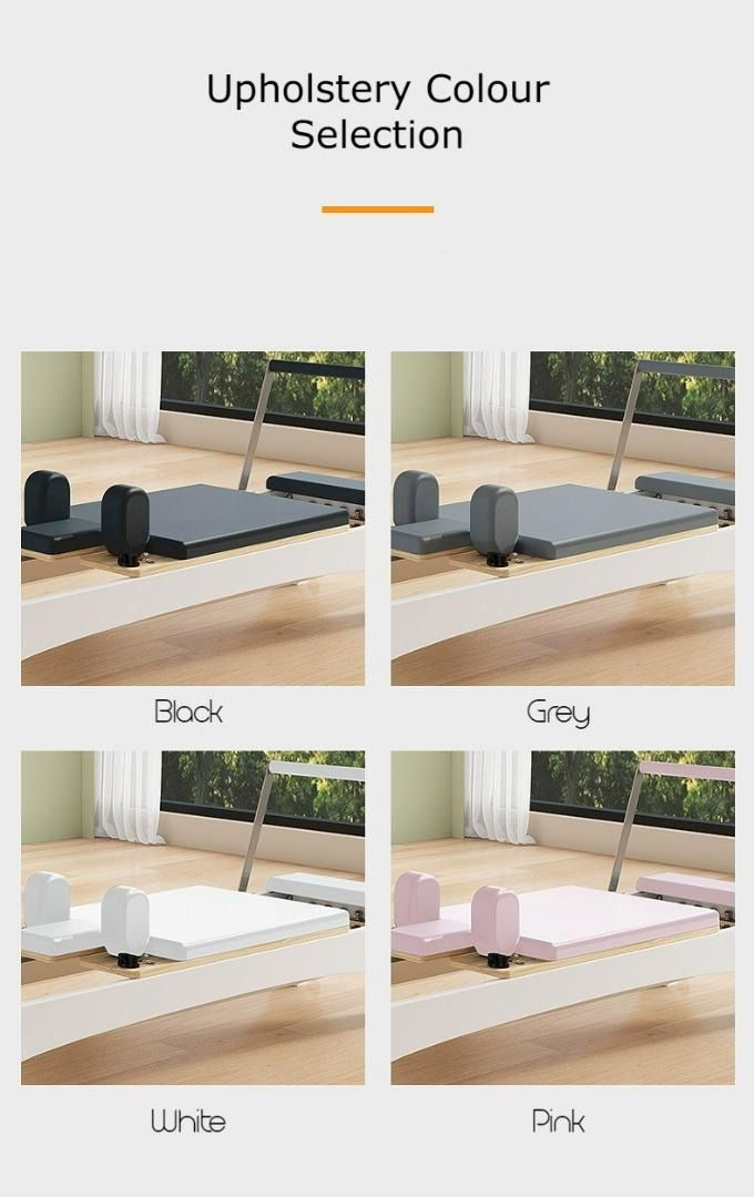 Thumbnail: Tula Designer Reformer Model Vakra Beech Wood Pilates Reformers