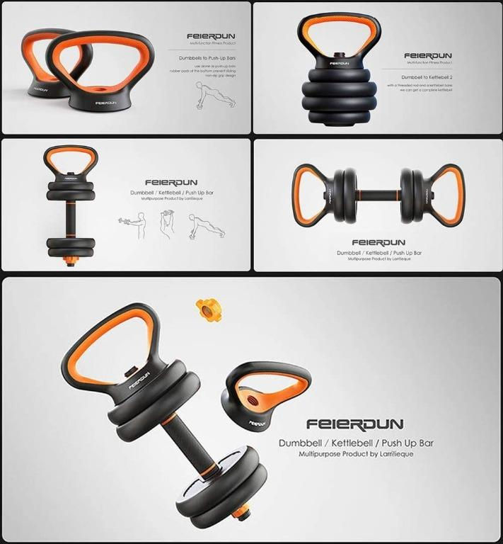 Thumbnail: 6in1 Dumbbells/ Barbell/ Kettlebell/ Push Up Stand