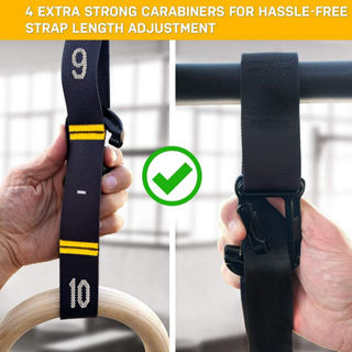 Thumbnail: MMB Kara Quick Adjust Numbered Straps for Gymnastic Rings
