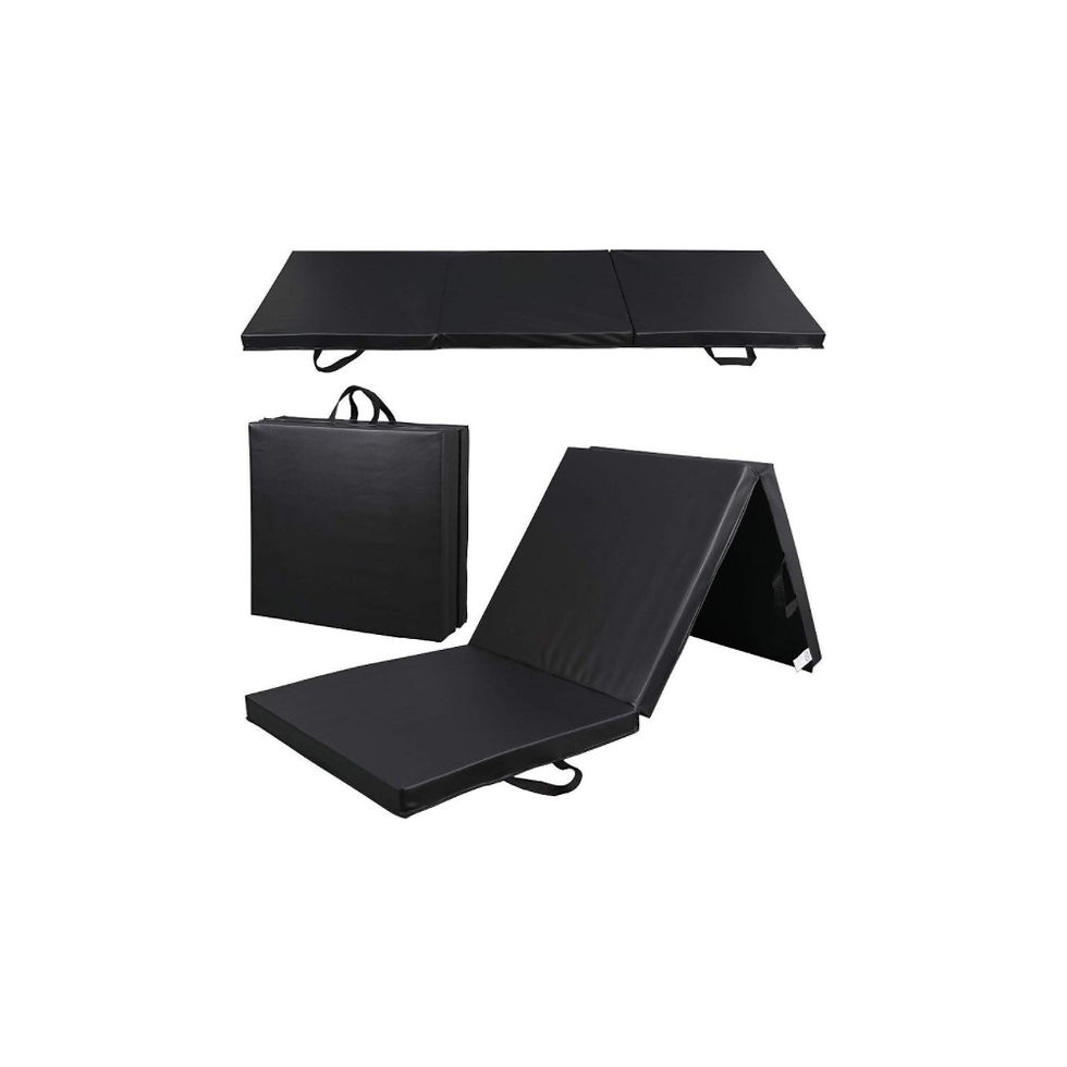 Tri-Fold Folding Exercise Mat is ideal for activities such as yoga, aerobics, pilates, MMA and martial arts.