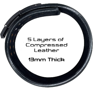 Thumbnail: Moamoaboa GOGS Series Weighlifting Belt Genuine Leather Belt 13mm