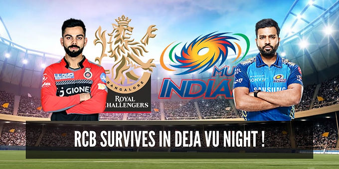 RCB survives in Deja Vu Night!