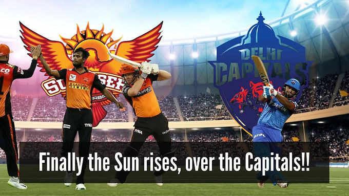 Finally the Sun rises, over the Capitals!!