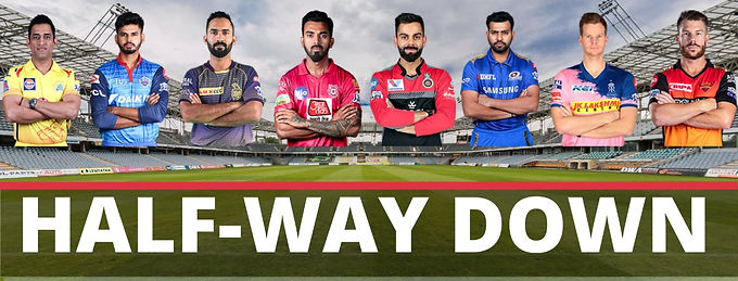 The IPL season so far...