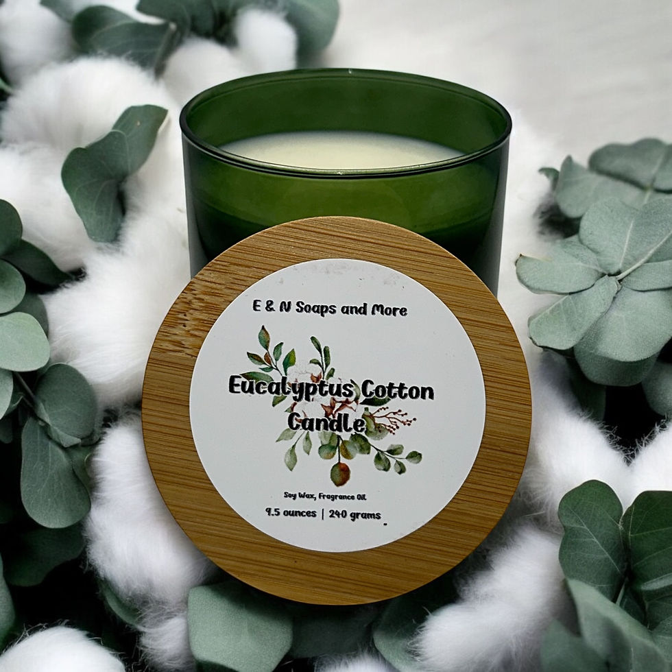 Eucalyptus Cotton Wickless Candle