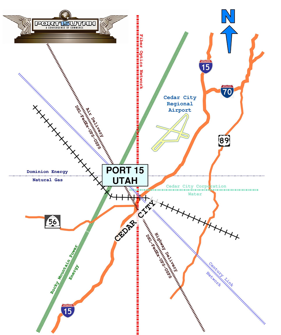 Maps Port 15 Utah