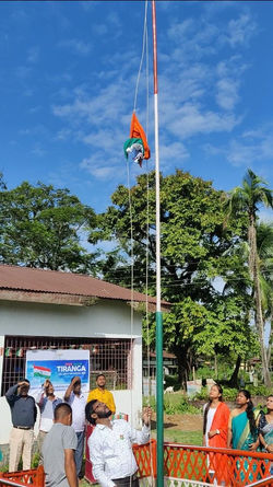 FLAG HOSTING ON 15th AUGUST AT DIET CAMPUS