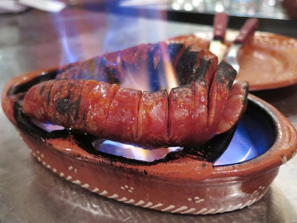 chourisco assada een van de heerlijke entypische portugese tapas