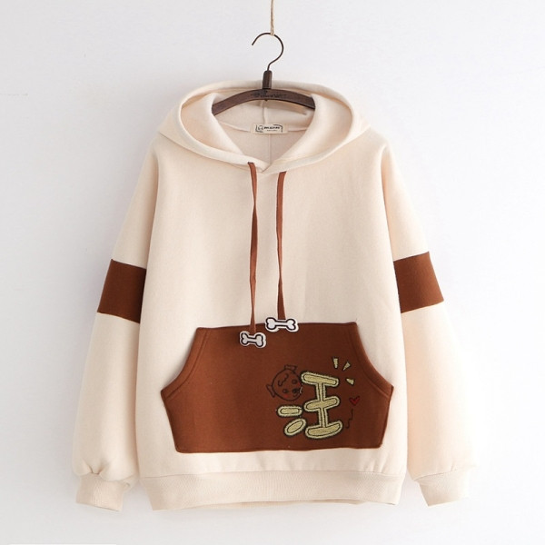 Hình thu nhỏ: Áo Hoodie nữ họa tiết hoạt hình