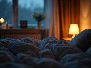 Bedroom at night when the mind won’t rest