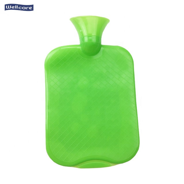 Thumbnail: PVC Hot Water Bottle 2000ml Customized Colors Warm Bottles Hot Water Bag wit...