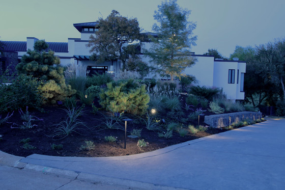 Exterior Lighting - Mira Vista, Fort Worth, Texas