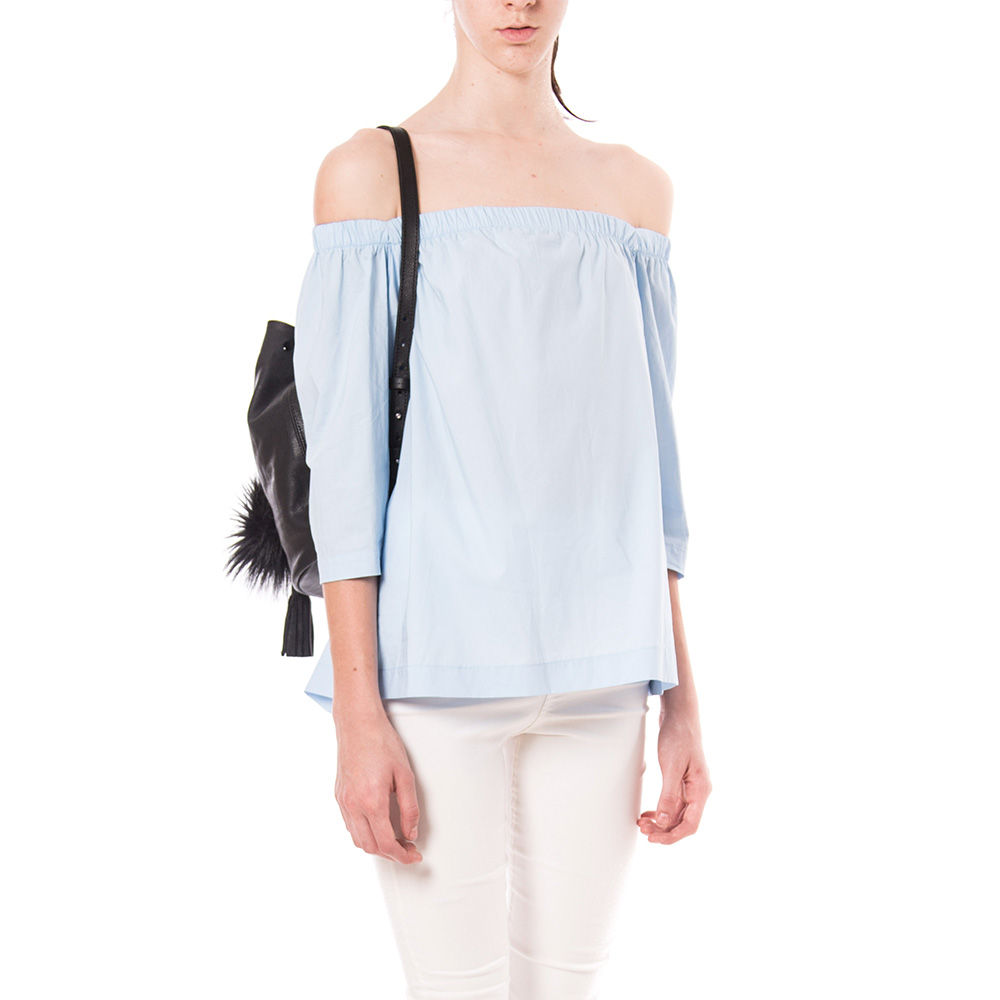 COMITÉ APPAREL- Top Maine Celeste