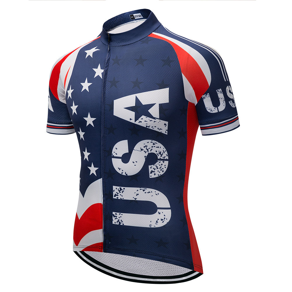 Weimostar Summer Men's Cycling Jersey Biking Shirt Racing Sport Bicycle Tops Rop