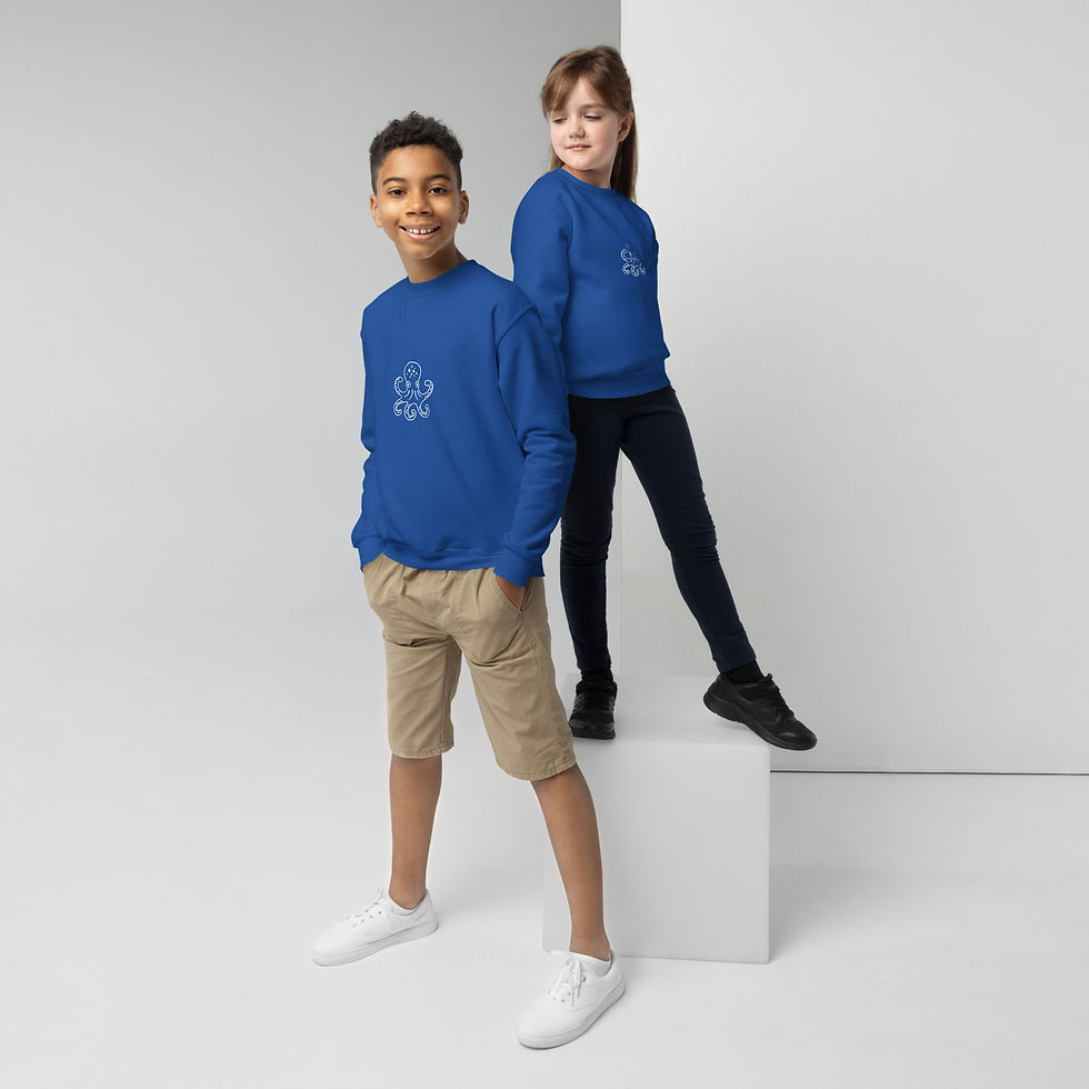 Thumbnail: Unisex crewneck sweatshirt - The Octopus