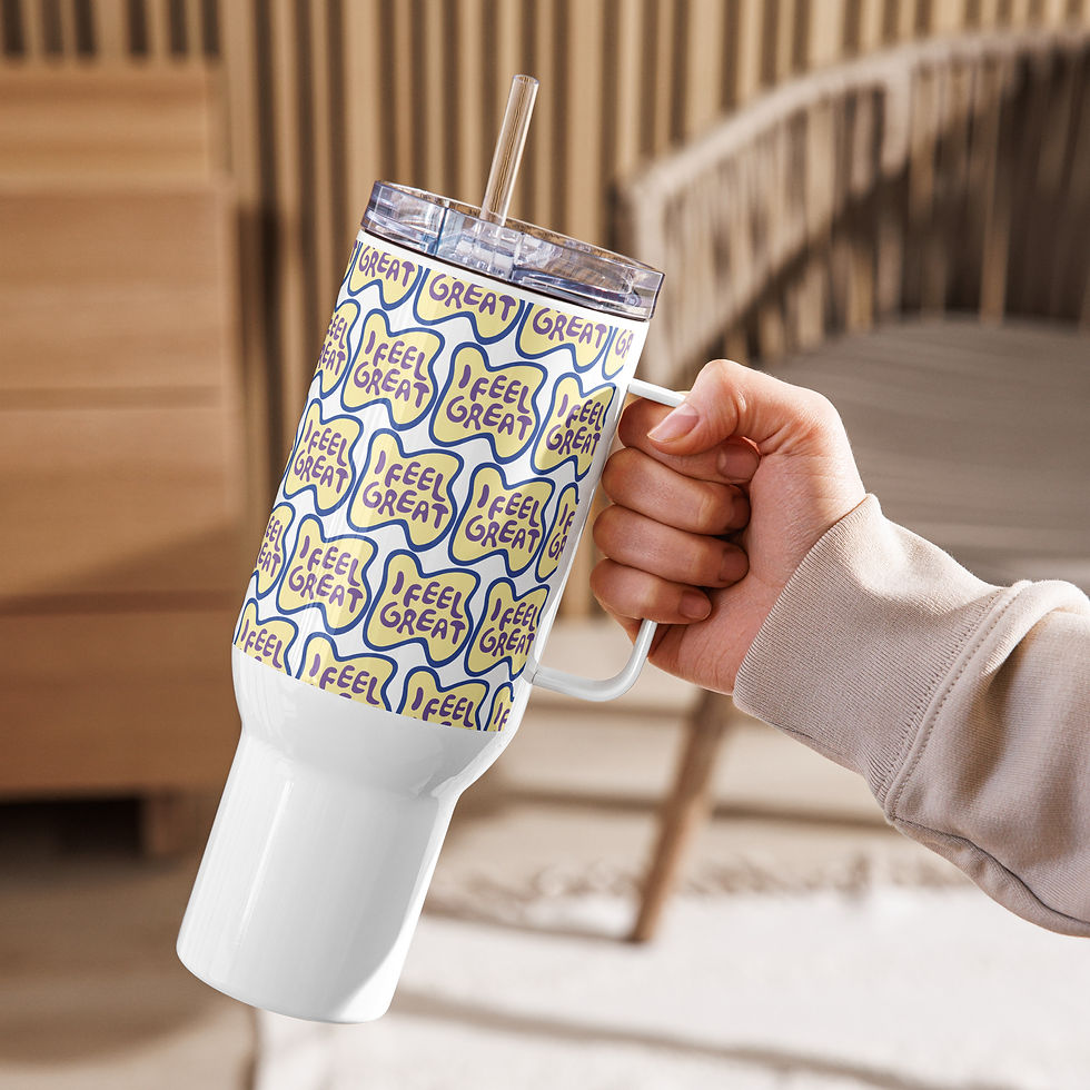 Thumbnail: Travel mug with a handle