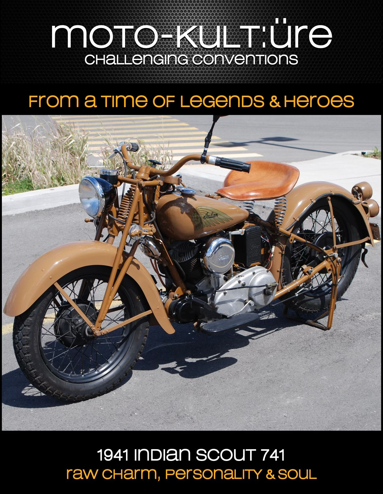 1941 INDIAN SCOUT 741 (Raw Charm & Personality)