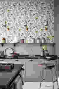 Kitchen wallpaper |блог senko architects | Обои в современном интерьере: клеить или не клеить? | обои на кухне | обои дизайн интерьера | дизайнер интерьера украина киев