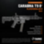 Carabina Taurus T9 8" Semi-Auto 9x19mm