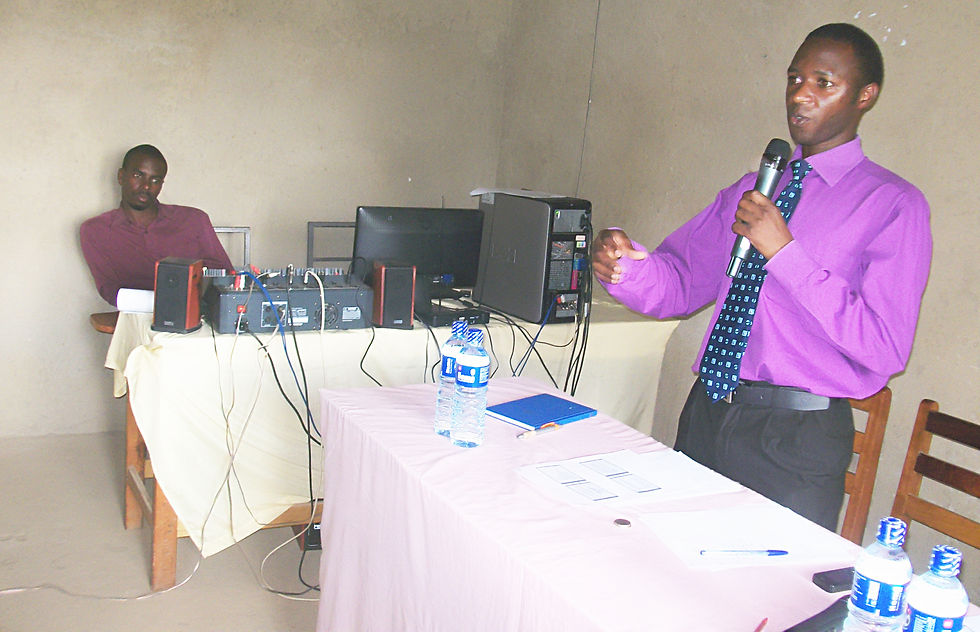 Mr. Abenaitwe Winston empowering