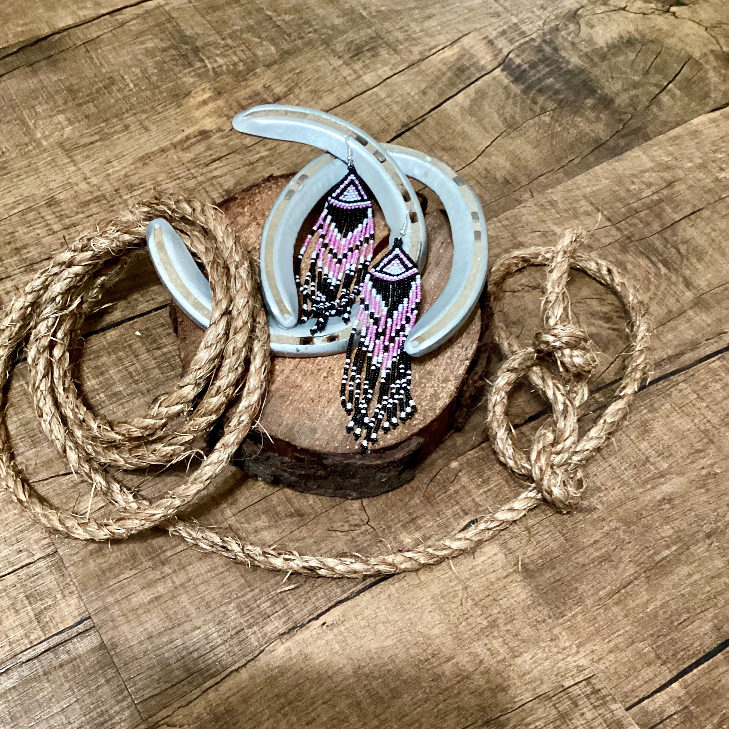 Assorted Hand Made Beaded Earrings