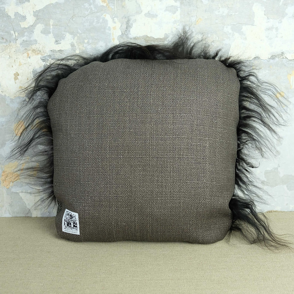 Thumbnail: Coal Monster Cushion | Designed and made in our atelier
