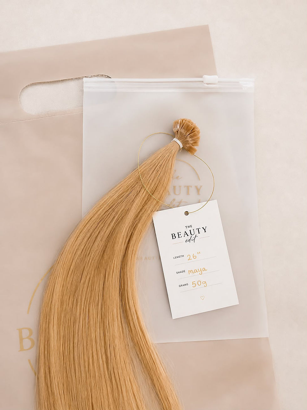 Thumbnail: Maya #27 (Bright Neutral Blonde) - 50g Butterfly Weft Hair Extension
