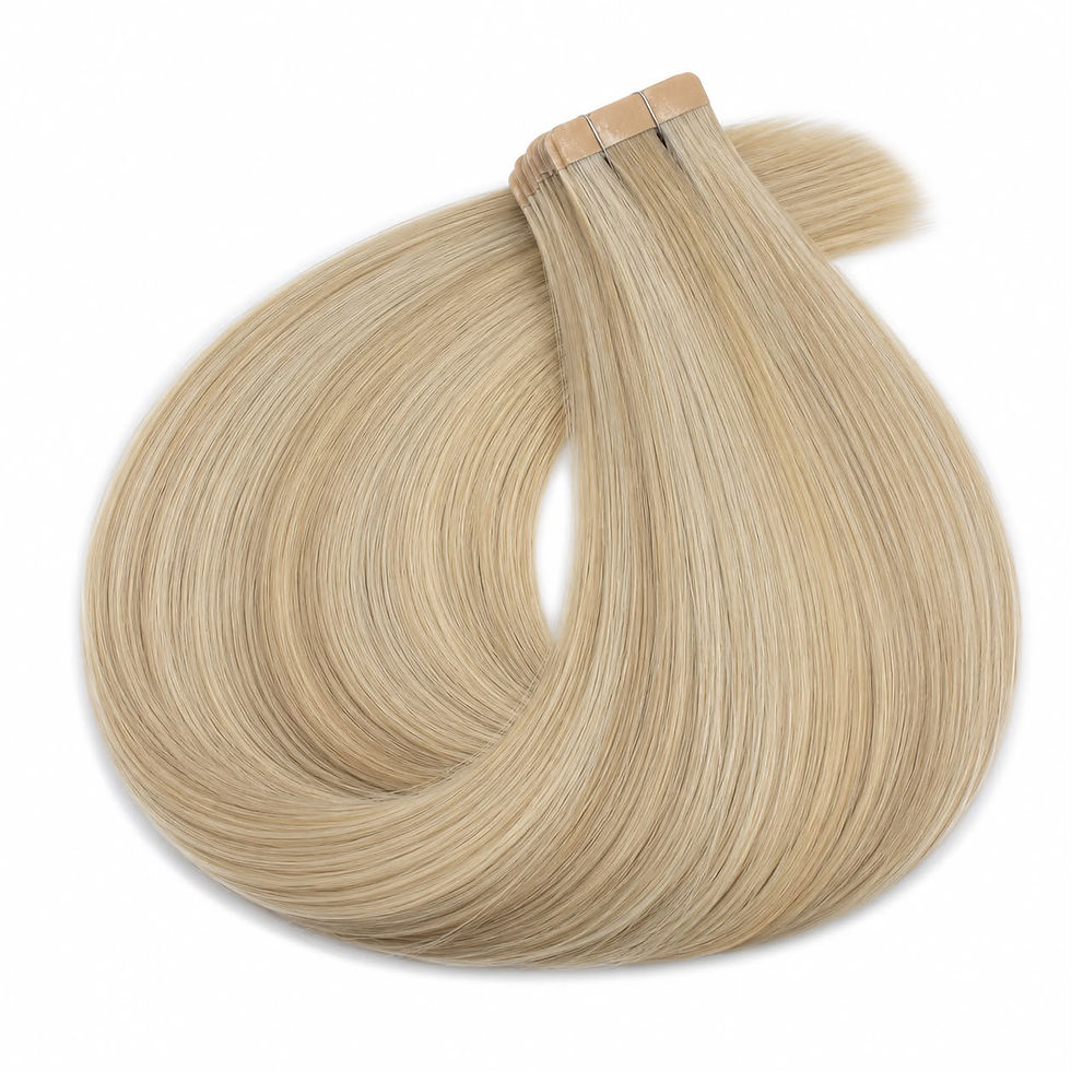 Thumbnail: Sandy Blonde (Beige, Honey Tones) - 25g Nano Hair Extensions
