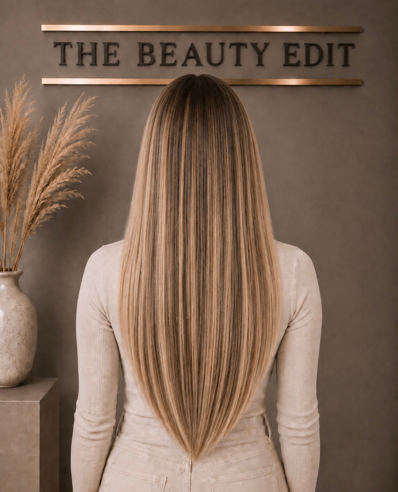 Teddy Blonde #B4/8/60 (Medium Brown & Blonde) - 50g Keratin Bond Hair Extensions