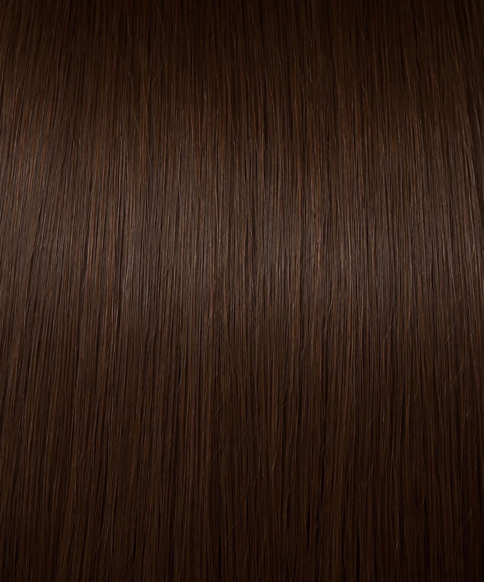 Thumbnail: Cocoa #4 (Medium Brown, Natural Tones) - 25g Nano Hair Extensions