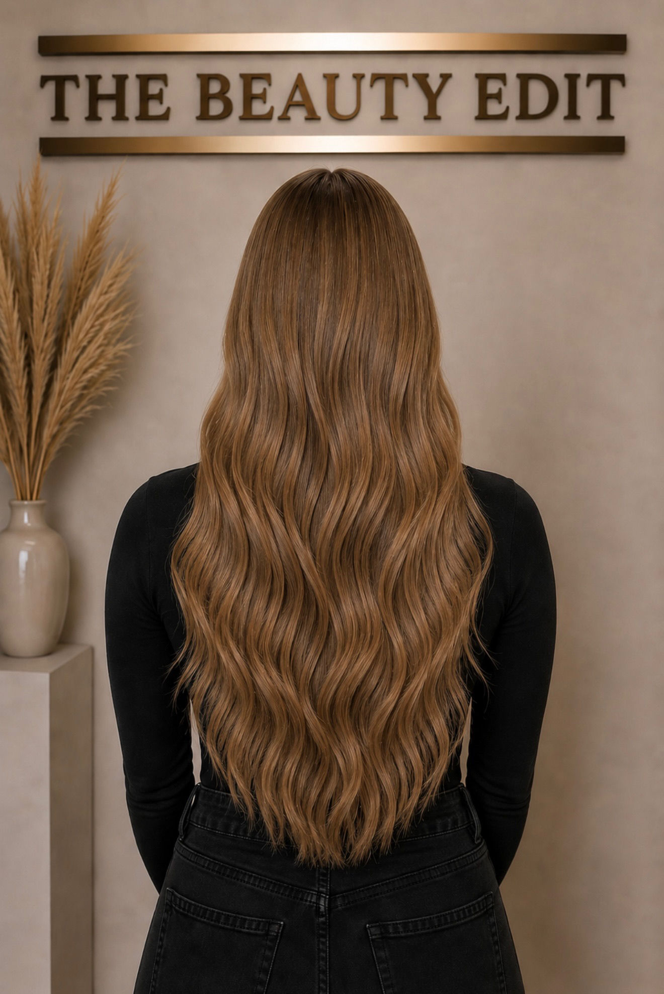 Biscuit #9 (Warm, Light Brown, Golden Tones) - 50g Weft Hair Extensions