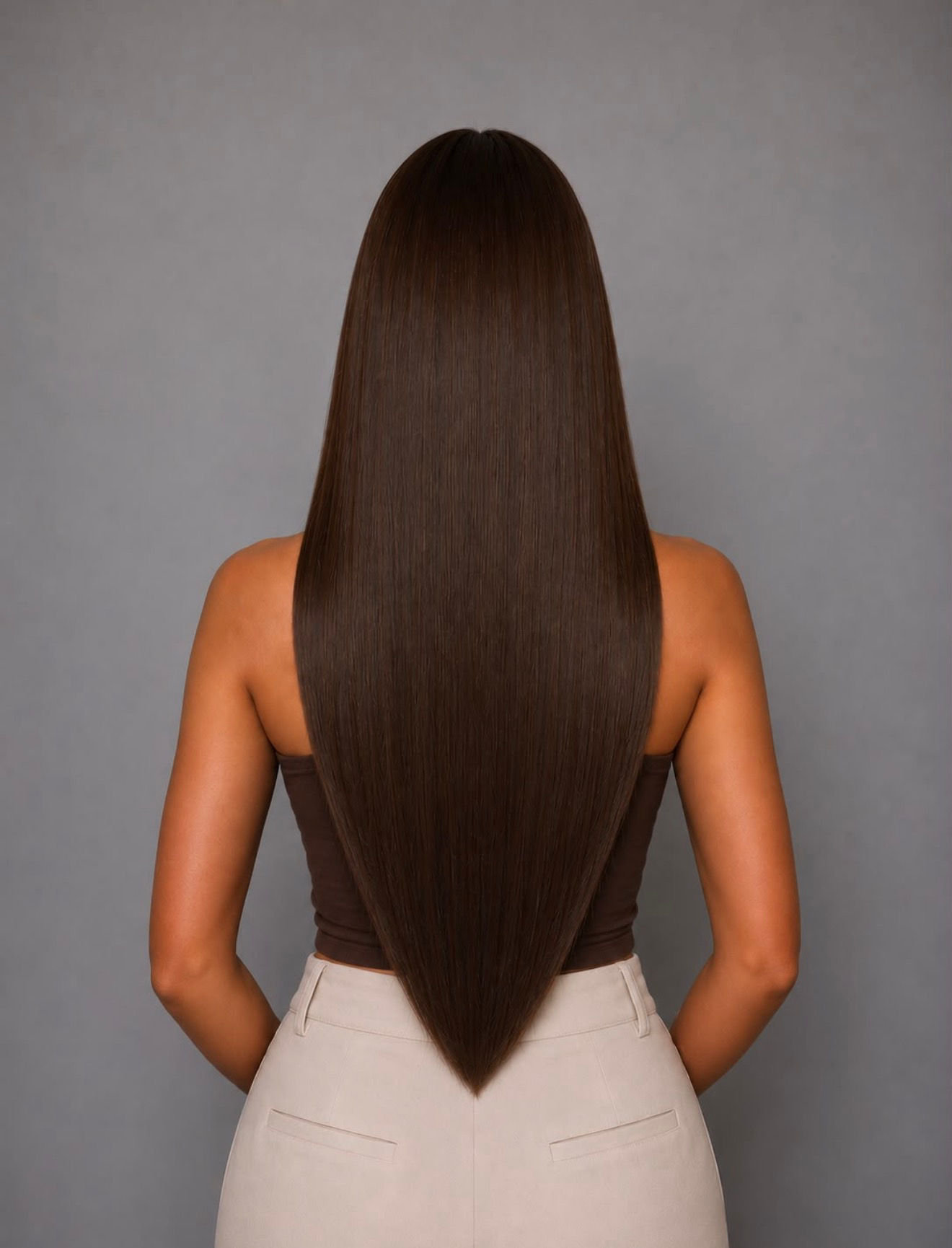Cocoa #4 (Medium Brown, Natural Tones) - 50g Volume Weft Hair Extensions