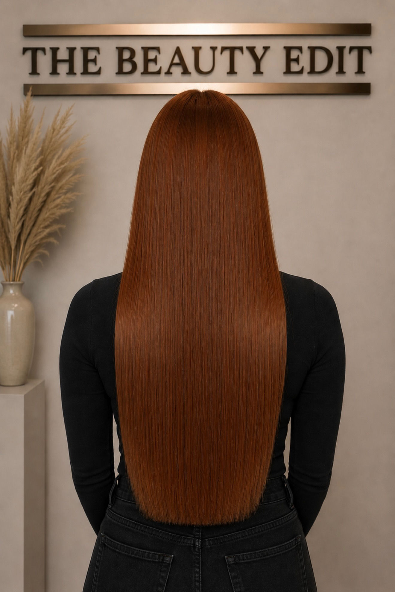 Zoey #33 (Warm Copper Red) - 50g Weft Hair Extensions