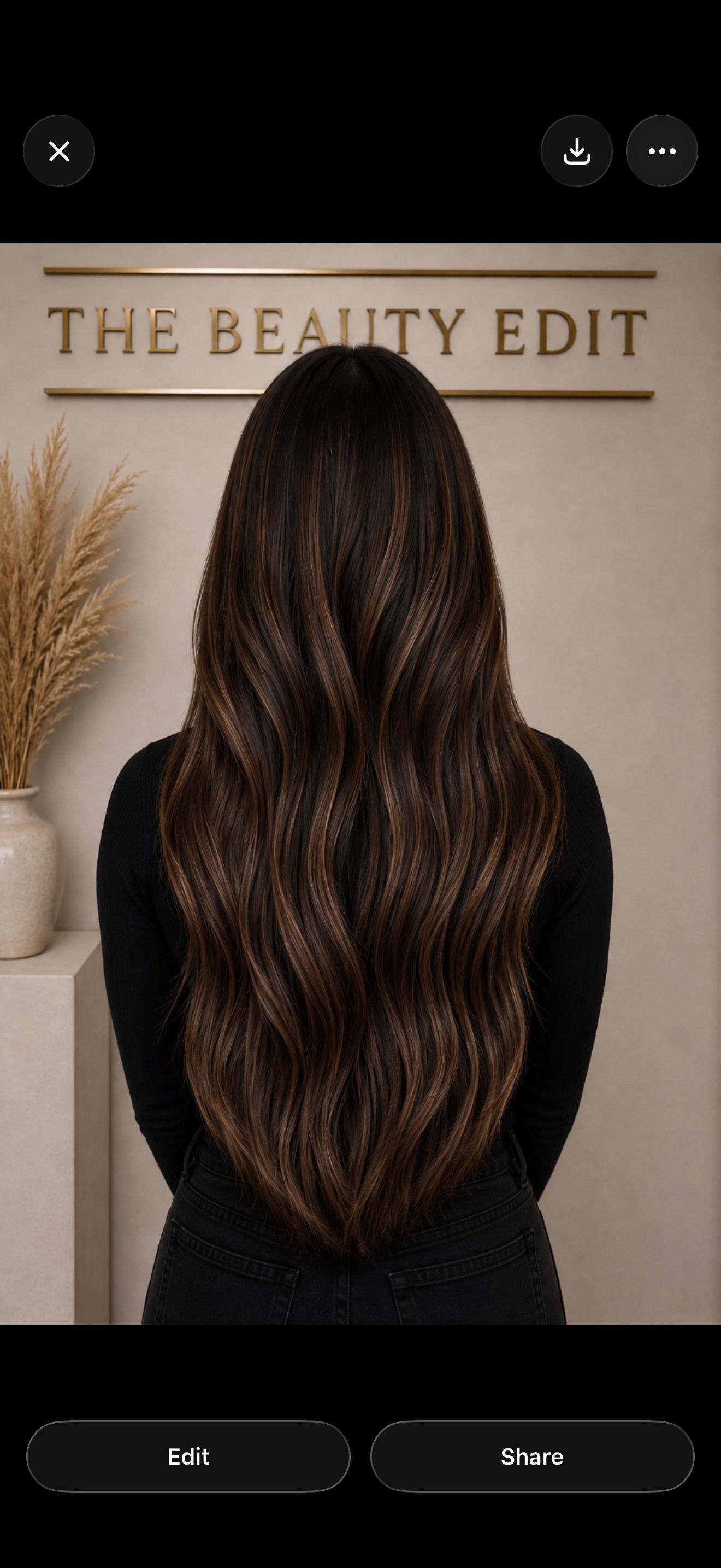 Mocha Crunch #B4/6  (Dark Brown & Warm Mocha) - 50g Weft Hair Extensions